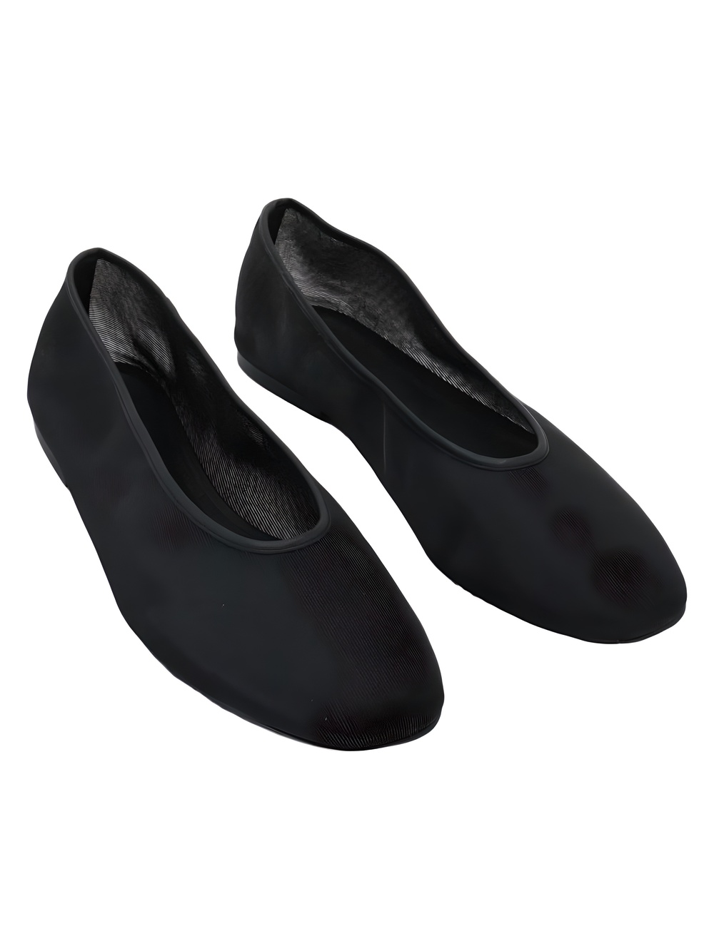 AQUA Annie Black Mesh Ballet Flats Size 11M